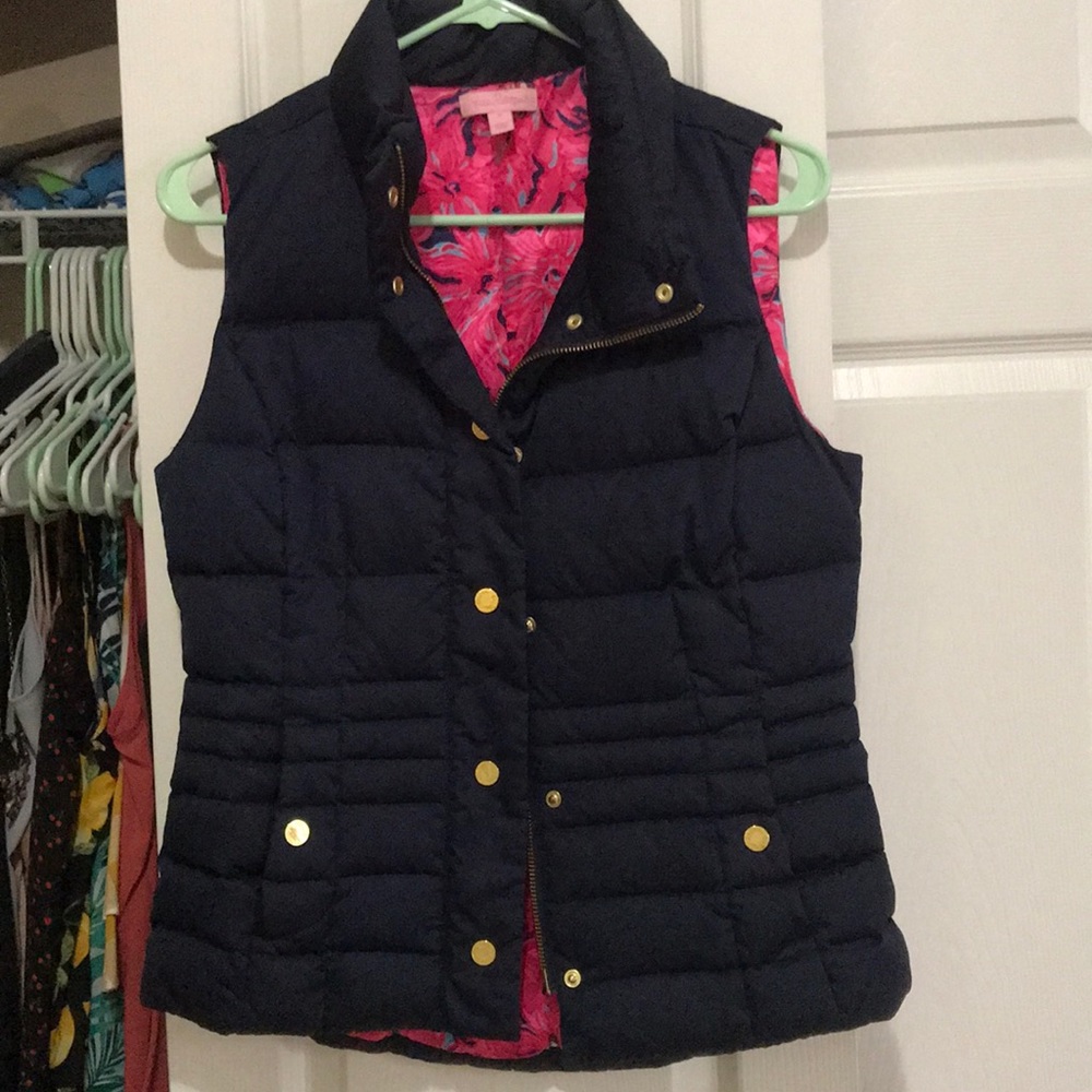 Navy Blue Lilly Pulitzer Vest